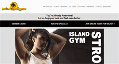 Desktop Screenshot of islandgym.com